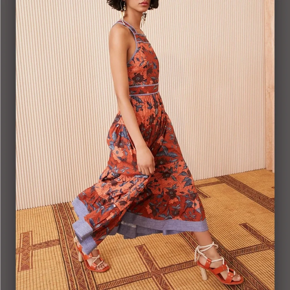 Ulla Johnson BRYNN DRESS IN CARMINE size 2 - Picture 2 of 7